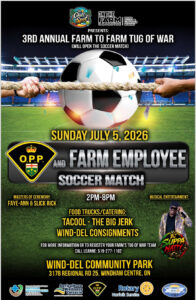 Opp Event Details: Wind-Del Community Park. 3178 Regional Rd 25, Windham Centre, ON Sunday July 5th, 2026 2pm - 8pm